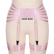 Load image into Gallery viewer, Bdsm Lingerie Punk Sexy Lingerie Leg Bondage Goth Garter Straps Stockings Belts Body Belt Waist Belt Women Harness Suspenders