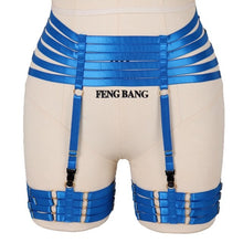 Load image into Gallery viewer, Bdsm Lingerie Punk Sexy Lingerie Leg Bondage Goth Garter Straps Stockings Belts Body Belt Waist Belt Women Harness Suspenders