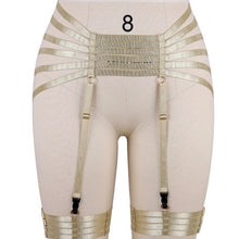 Load image into Gallery viewer, Bdsm Lingerie Punk Sexy Lingerie Leg Bondage Goth Garter Straps Stockings Belts Body Belt Waist Belt Women Harness Suspenders