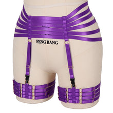 Load image into Gallery viewer, Bdsm Lingerie Punk Sexy Lingerie Leg Bondage Goth Garter Straps Stockings Belts Body Belt Waist Belt Women Harness Suspenders