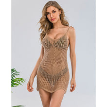 Load image into Gallery viewer, Beach Dress 2021Women&#39;s Summer Swimsuit Coverup Knit Crochet Sexy Bathing Suit Beachwear Shirt New Fashion Bikini Cover Up