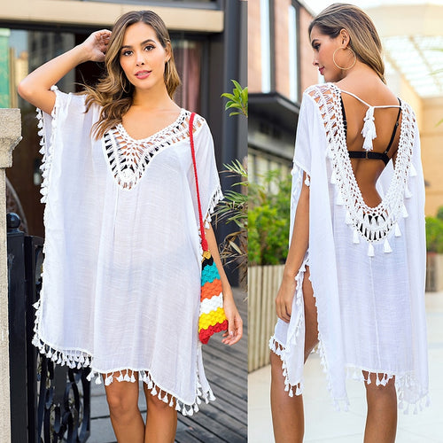 Beachwear 2021 Women Beach Tunic Bathing Suit Cover Ups Kaftan Dress Swimsuit Coverups Crochet  Bikini Cover Swimwear