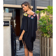 Load image into Gallery viewer, Beachwear 2021 Women&#39;s Beach Dress Swimsuit Cover Up Sexy Bathing Suites Mesh Beach Wear Bikini Coverup Swimwear Kaftan