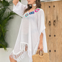 Load image into Gallery viewer, Beachwear 2021 Women&#39;s Beach Dress Swimsuit Cover Up Sexy Bathing Suites Mesh Beach Wear Bikini Coverup Swimwear Kaftan