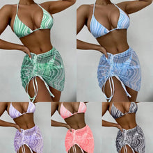 Load image into Gallery viewer, Beachwear 3 Pcs/Set Popular Strap Summer Women Swimwear Three-piece Women Swimwear Soft   for Beach