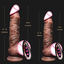 Load image into Gallery viewer, Big Realistic Dildo for women heating mastubator remote control penis vibrator automatic telescopic swing tip strong analsex toy