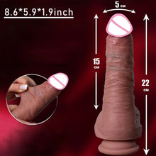 Load image into Gallery viewer, Big Thrusting Dildo For Women Remote Control Vibrator Suction Cup Realistic Penis Automatic Telescopic Rotating Heated Sex Toys