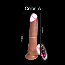 Load image into Gallery viewer, Big dildo sex toys for adult penis vibrator telescopic heating sex machine silicone dildos remote control vibrators for women