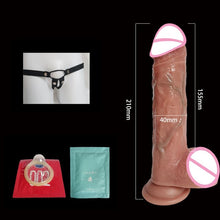Load image into Gallery viewer, Big strap on dildo realistic penis with suction cup soft skin feels dildos sex toys for women no vibrator female masturbation