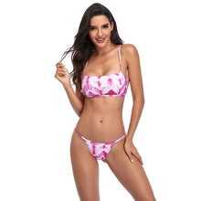 Load image into Gallery viewer, Bikini 2021 Woman Brazilian Sexy Beachwear Two Piece Ladies Swimsuits Halter Thong Swimwear Bathing Suits 2 Pc