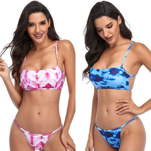 Load image into Gallery viewer, Bikini 2021 Woman Brazilian Sexy Beachwear Two Piece Ladies Swimsuits Halter Thong Swimwear Bathing Suits 2 Pc