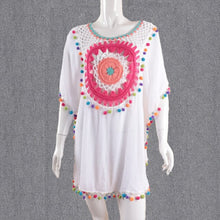 Load image into Gallery viewer, Bikini Cover Up Beach Dress Kaftan Beachwear 2021 Women&#39;s Summer Sexy Bathing Suite Swimsuit Coverup