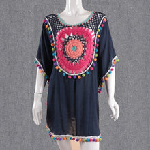 Load image into Gallery viewer, Bikini Cover Up Beach Dress Kaftan Beachwear 2021 Women&#39;s Summer Sexy Bathing Suite Swimsuit Coverup