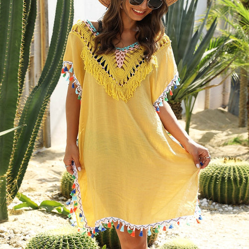 Bikini Cover Ups For Swimwear Beach Dress 2021 Knit Swim Wear Women's Summer Swimsuit Coverup Sexy Bathing Suites Beachwear