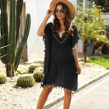 Load image into Gallery viewer, Bikini Cover Ups For Swimwear Beach Dress 2021 Knit Swim Wear Women&#39;s Summer Swimsuit Coverup Sexy Bathing Suites Beachwear