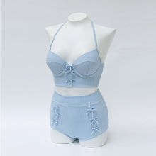 Load image into Gallery viewer, Bikini Set Women Biquini Suit Two Pieces Swimwear Sexy Swimsuit High Waist Beach Suit 2021 Push Up Bikinis