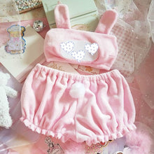 Load image into Gallery viewer, Black Pink White Japanese Kawaii Lingerie Sexy Cute Lovely Bunny Girl Anime Cospaly Erotic Role Play Christmas Outfits for Women