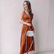 Load image into Gallery viewer, Black Sexy Dress for Women V Neck Sleeveless High Waist Mid Hollow Out Lace Pleated Solid Dresses Female Summer Clothes