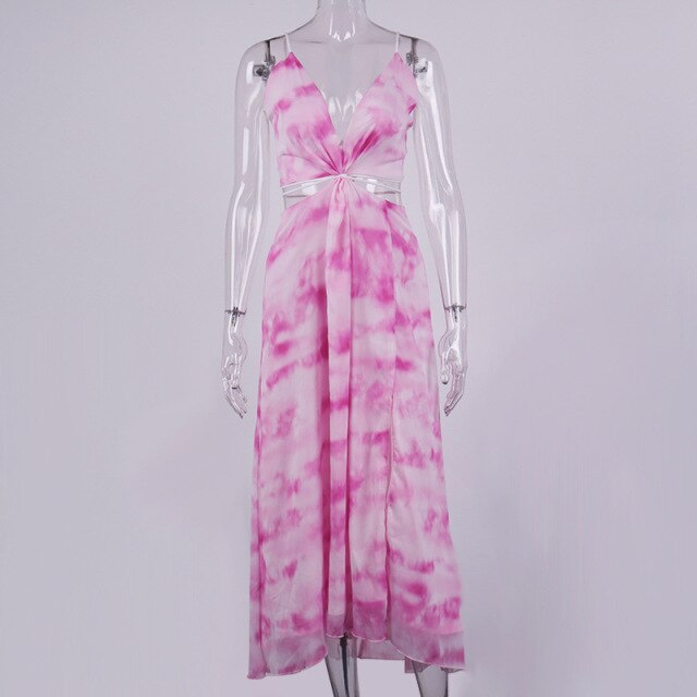 Blackless Chiffon Sexy Beach Maxi Bohemian Dress Women Summer Floral Boho Slip Long Dresses Vacation Party Club Sundress 2021