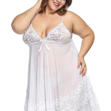 Load image into Gallery viewer, Bodysuit Plus Size Clothing Sexy Lingerie Sexy Suspender Nightdress Plus Size Pajamas Dresses for Women Экзотические костюмы