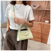 Load image into Gallery viewer, Bolsa de mão de luxo com alça curta, em couro pu, cor sólida, para mulheres, shopper de tendências,  bolsa de ombro mensage