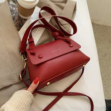 Load image into Gallery viewer, Bolsa de mão feminina com design de couro, bolsa de ombro em couro pu de qualidade, moda feminina, nova,