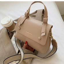 Load image into Gallery viewer, Bolsa de mão feminina com design de couro, bolsa de ombro em couro pu de qualidade, moda feminina, nova,