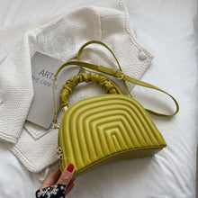 Load image into Gallery viewer, Bolsa de ombro pequena de couro pu feminina, bolsa crossbody com alça curta de ombro marca estilosa para mulheres 2021, bolsa de