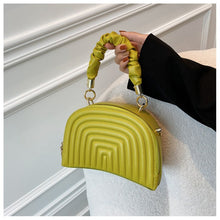 Load image into Gallery viewer, Bolsa de ombro pequena de couro pu feminina, bolsa crossbody com alça curta de ombro marca estilosa para mulheres 2021, bolsa de