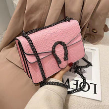 Load image into Gallery viewer, Bolso de hombro con cadena para mujer, bandolera de moda para chicas, informal, sencillo, con personalidad, cuadrado pequeño, 20