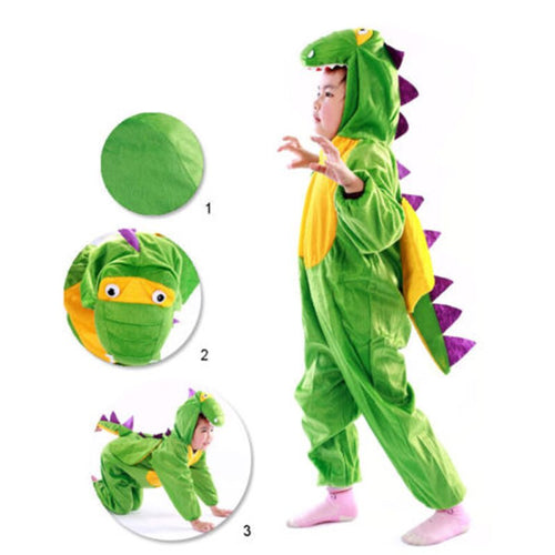 Boy Girl Cute Cartoon Animals Dinosaur Costume Cosplay Clothing for Kids Children's Day Show Costumes Gift Halloween Costumes
