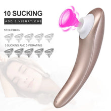 Load image into Gallery viewer, Breast Massager Clitoris Vagina Stimulator Tongue Clit Sucking Vibrator Adult Sex Toy for Women Oral Tongue Nipple Vibrator