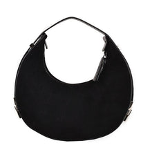 Load image into Gallery viewer, Brushed fabric handbag Women&#39;s half moon shoulder bag dumpling bag Fashion casual armpit bag Women&#39;s bag
