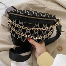Load image into Gallery viewer, Cadeia Pequeno saco da cintura Packs Fanny 2021 das Mulheres da  Moda inverno Feminino Telefone Bolsas Senhoras Mensa