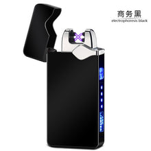 Load image into Gallery viewer, Can be placed ciggarettes case USB lighter electric lighter smart mute electronic smoking accessories