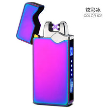 Load image into Gallery viewer, Can be placed ciggarettes case USB lighter electric lighter smart mute electronic smoking accessories