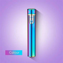 Load image into Gallery viewer, Can be placed ciggarettes case USB lighter electric lighter smart mute electronic smoking accessories