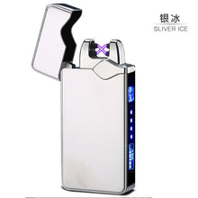 Load image into Gallery viewer, Can be placed ciggarettes case USB lighter electric lighter smart mute electronic smoking accessories