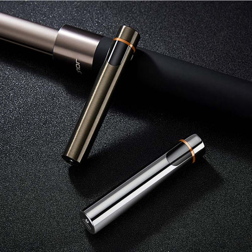 Can be placed ciggarettes case USB lighter electric lighter smart mute electronic smoking accessories