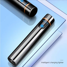 Load image into Gallery viewer, Can be placed ciggarettes case USB lighter electric lighter smart mute electronic smoking accessories