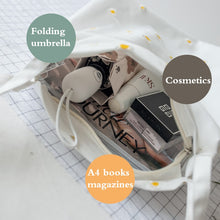 Load image into Gallery viewer, Canvas Shoulder Mini Shopper Bags for Women 2021 Female Girls Purses and Handbag Environmental Reusable Foldable Cute Small Tote