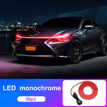 Load image into Gallery viewer, Car Hood Daytime Running Light Strip Waterproof Flexible LED Auto Decorative Atmosphere Lamp Ambient Backlight 12V Universal