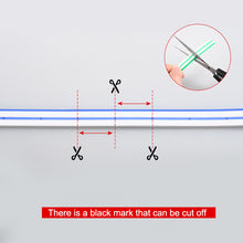 Load image into Gallery viewer, Car Hood Daytime Running Light Strip Waterproof Flexible LED Auto Decorative Atmosphere Lamp Ambient Backlight 12V Universal