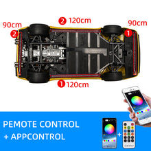 Load image into Gallery viewer, Car Underbody Streamer Ambient Light Strip Backlight Flexible Rgb App Remote LED Decorative Styling Atmosphere Neon Lamp 12v New