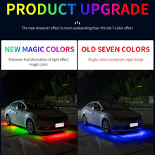 Load image into Gallery viewer, Car Underbody Streamer Ambient Light Strip Backlight Flexible Rgb App Remote LED Decorative Styling Atmosphere Neon Lamp 12v New
