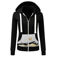 Load image into Gallery viewer, Cardigan Hoodies Slim Hooded Casual Warmer Coat Hoody Splicing Tops Winter Autumn Sweetshirts For Women