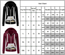 Load image into Gallery viewer, Cardigan Hoodies Slim Hooded Casual Warmer Coat Hoody Splicing Tops Winter Autumn Sweetshirts For Women