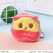 Load image into Gallery viewer, Cartoon Animal Boys Plush Coin Purse Children Zipper Coin Bags Storage Pouch Cute Animals Wallets Women Mini Handbag Kid Gift
