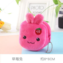 Load image into Gallery viewer, Cartoon Animal Boys Plush Coin Purse Children Zipper Coin Bags Storage Pouch Cute Animals Wallets Women Mini Handbag Kid Gift