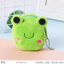 Load image into Gallery viewer, Cartoon Animal Boys Plush Coin Purse Children Zipper Coin Bags Storage Pouch Cute Animals Wallets Women Mini Handbag Kid Gift